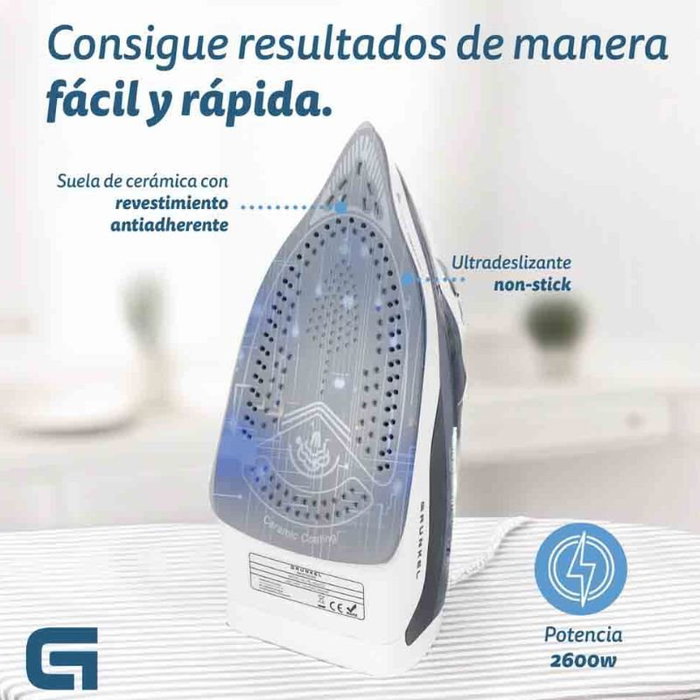 Grunkel Plancha de vapor PL-2600CE Azul Grunkel Plancha de vapor PL-2600CE Azul